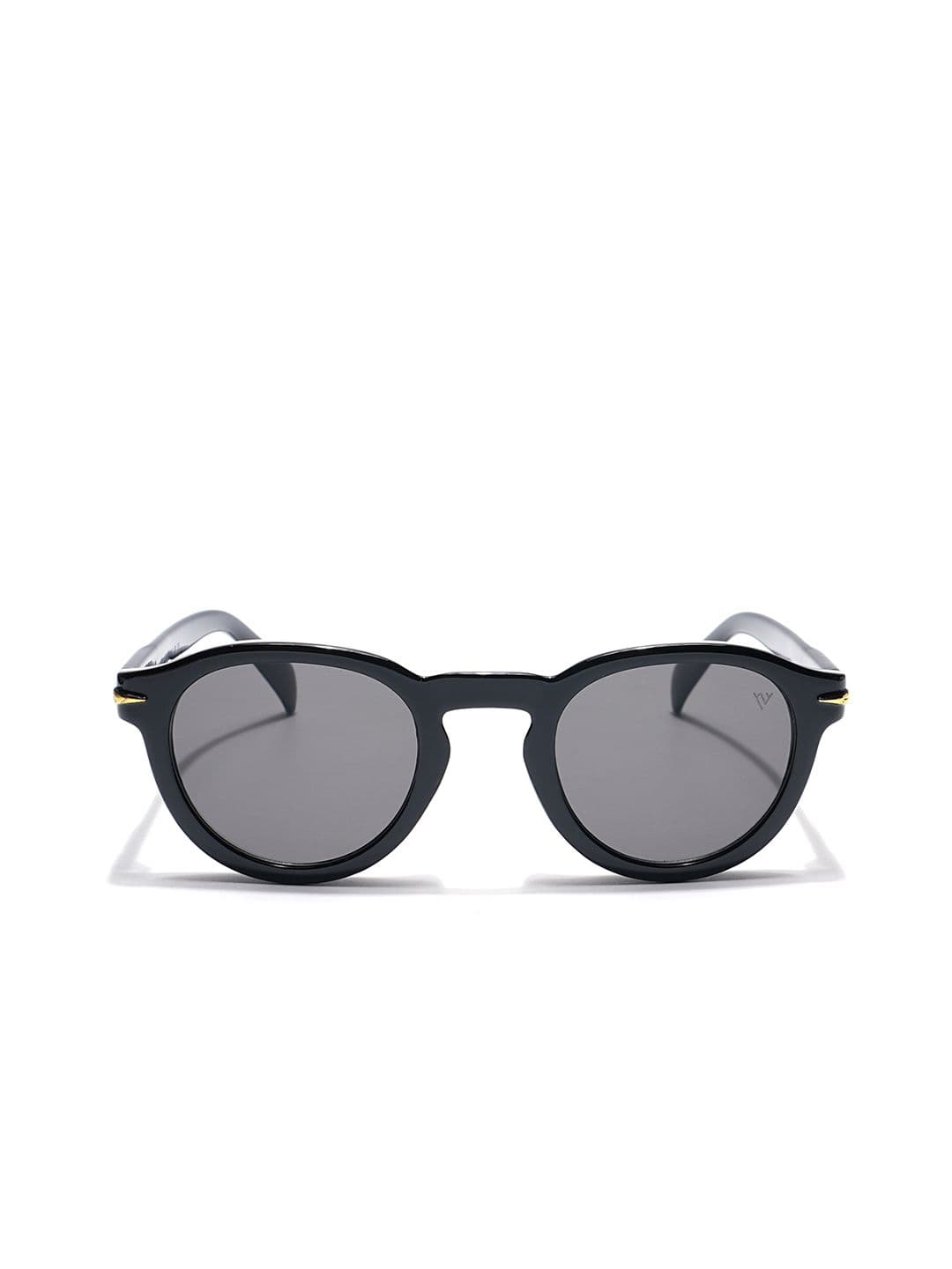 Voyage Unisex Black Lens & Black Round Sunglasses 2279MG3609-Black