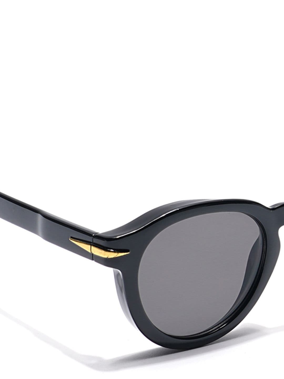 Voyage Unisex Black Lens & Black Round Sunglasses 2279MG3609-Black