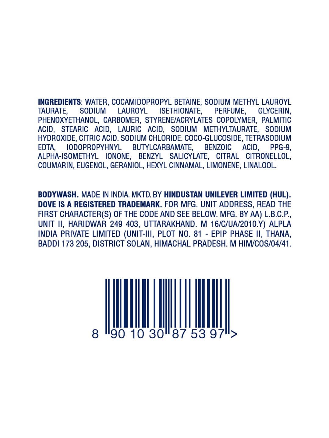 Dove Nourishing Body Wash with Triple Hydration Serum - 825ml