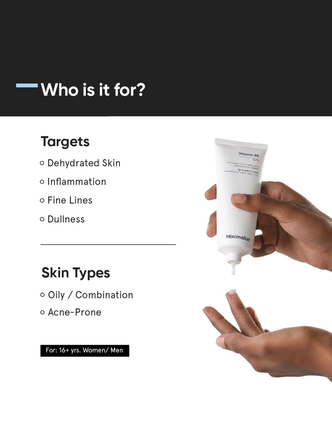 Minimalist Vitamin B5 Lightweight & Oil Free Moisturizer - 50 g