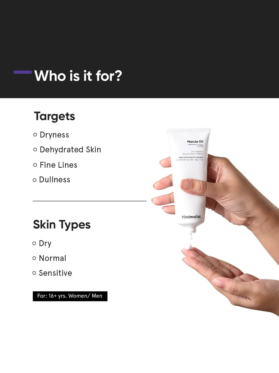 Minimalist Marula Oil Deep Nourishment & Hydration Moisturizer - 50 g