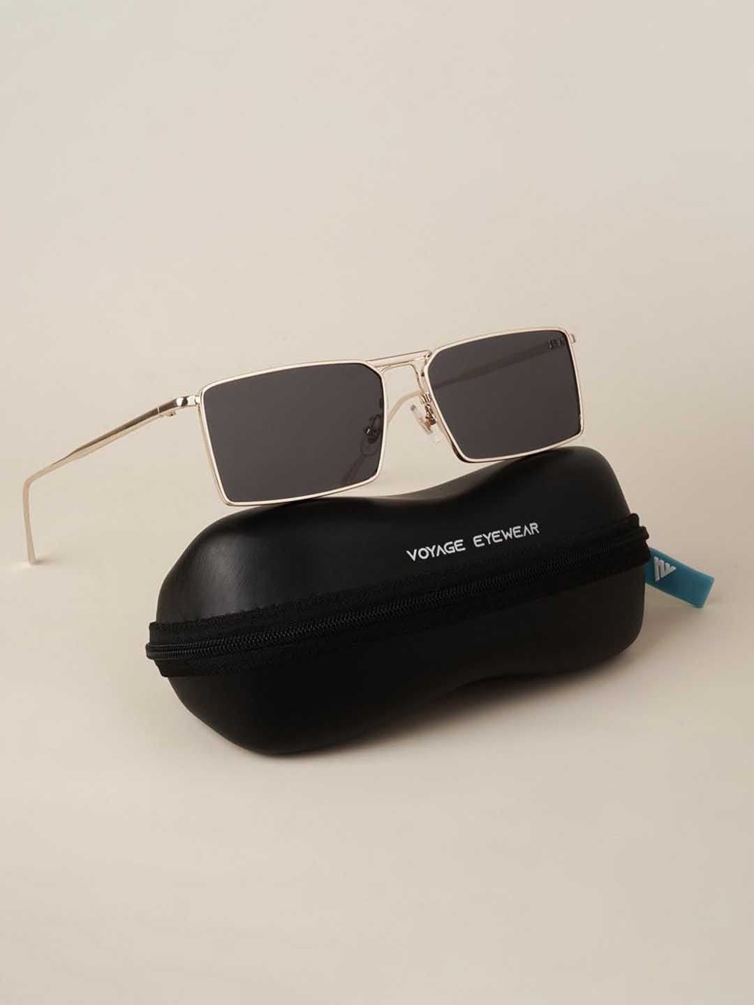 Voyage Unisex Black UV Protected Square Sunglasses 2057MG3572Z