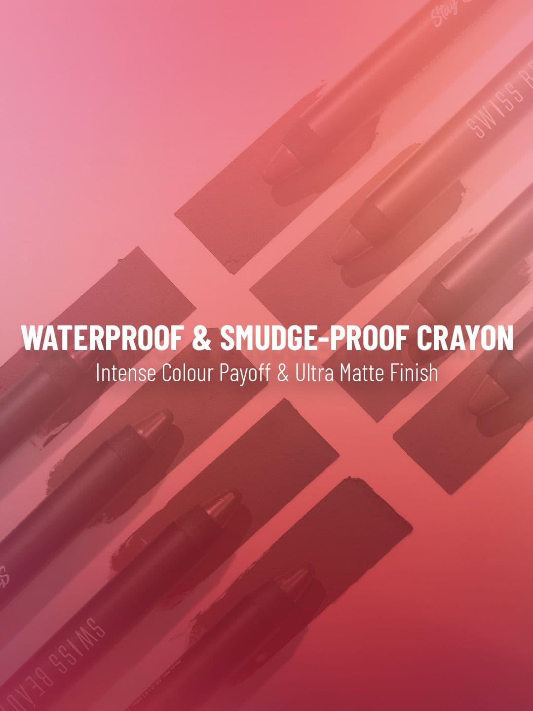 SWISS BEAUTY Non Transfer Matte Crayon Lipstick - Brownie Point