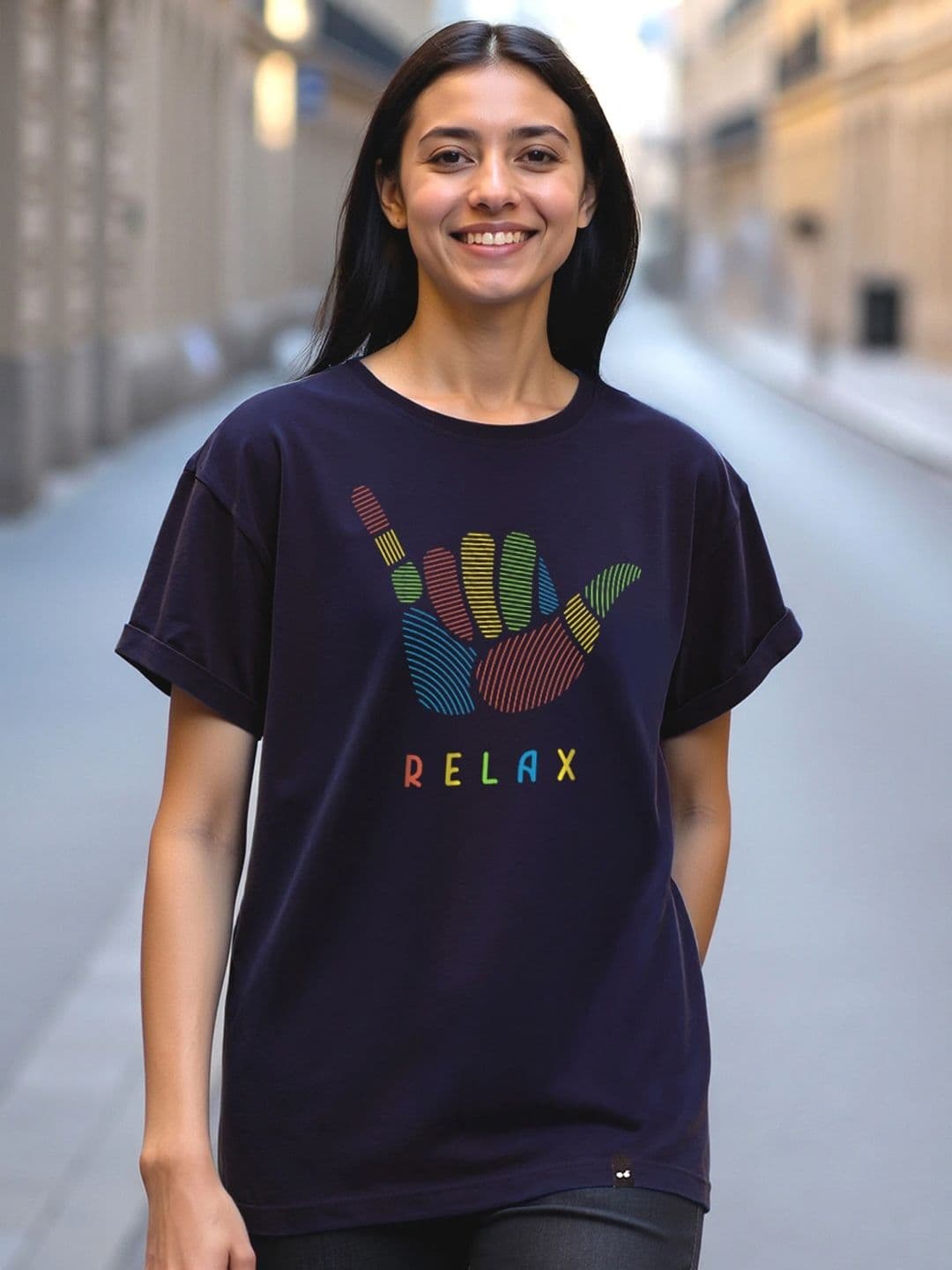 Bewakoof Hang Loose Relax Boyfriend T-shirt