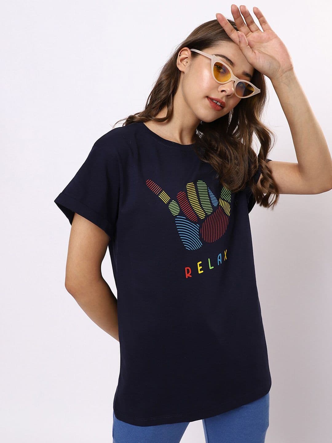 Bewakoof Hang Loose Relax Boyfriend T-shirt