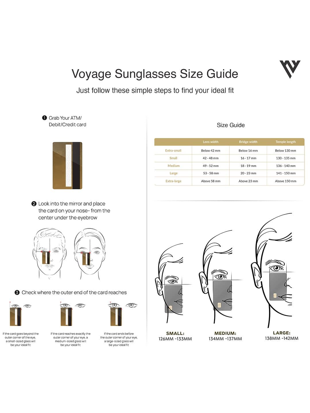Voyage Unisex Black Lens & White Wayfarer Sunglasses with UV Protected Lens