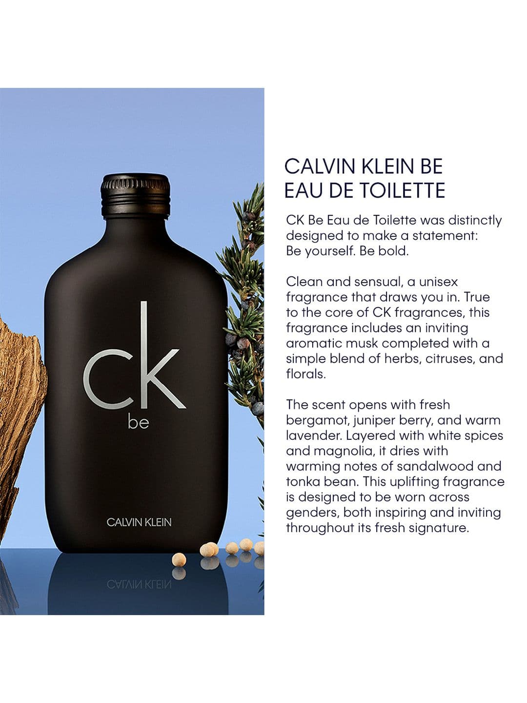 Calvin Klein Men Be Eau de Toilette 200 ml