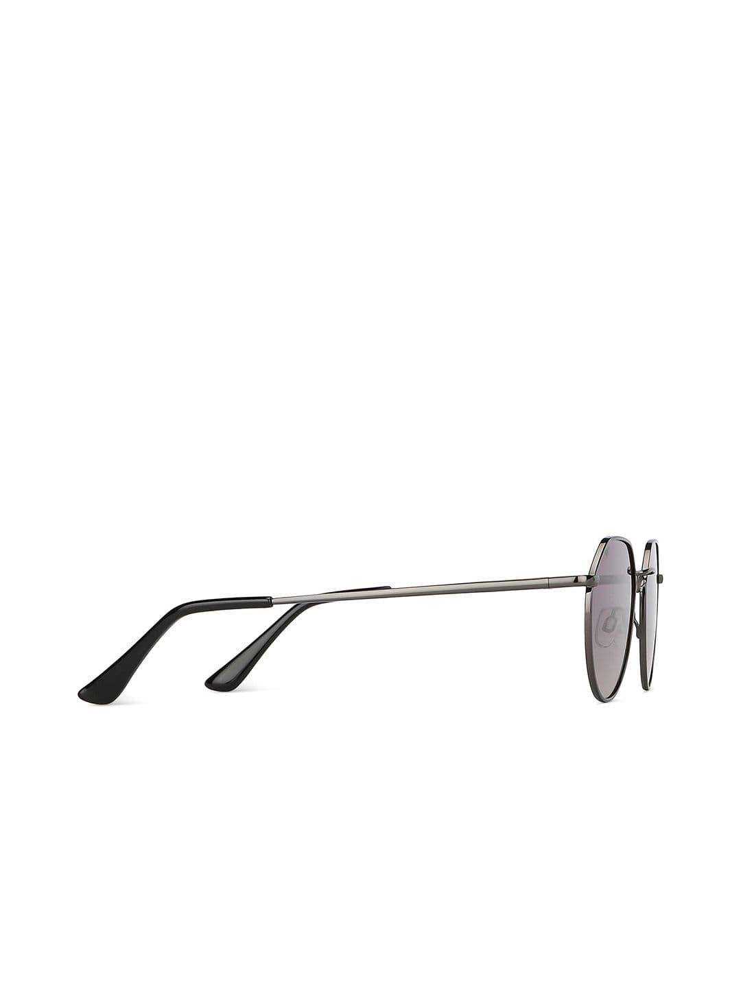 Vincent Chase by Lenskart Unisex Grey Lens & Gunmetal-Toned Other Sunglasses with UV Protected Lens