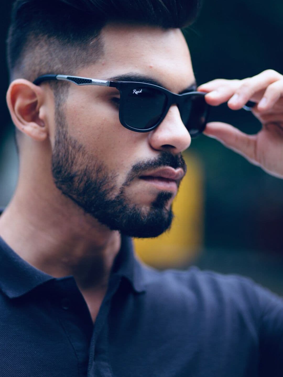 RESIST EYEWEAR UNISEX Black UV Protected Wayfarer Sunglasses