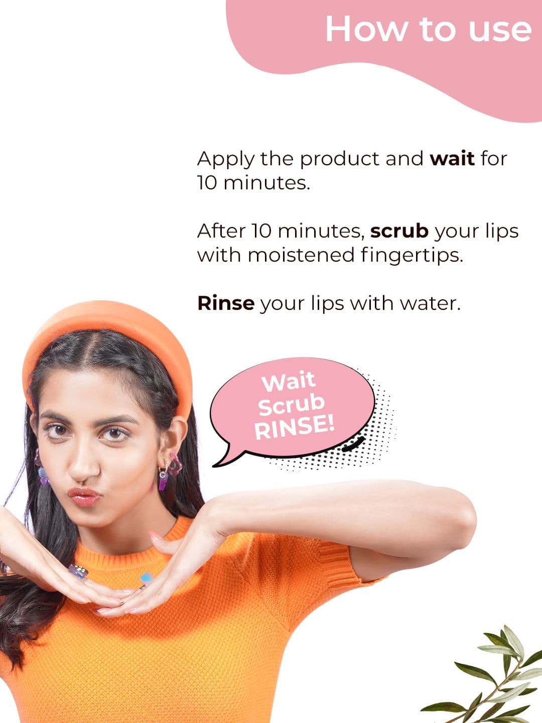 Pilgrim Exfoliating Lip Peel Roll On With Lactic & Hyaluronic Acid for Smooth Lips - 6 ml