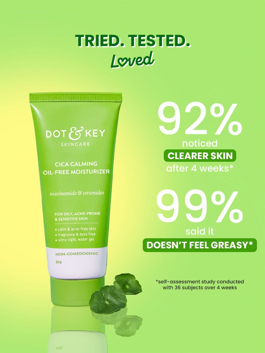 DOT & KEY CICA+5% Niacinamide Spot Reduction Oil-Free Moisturizer 50g