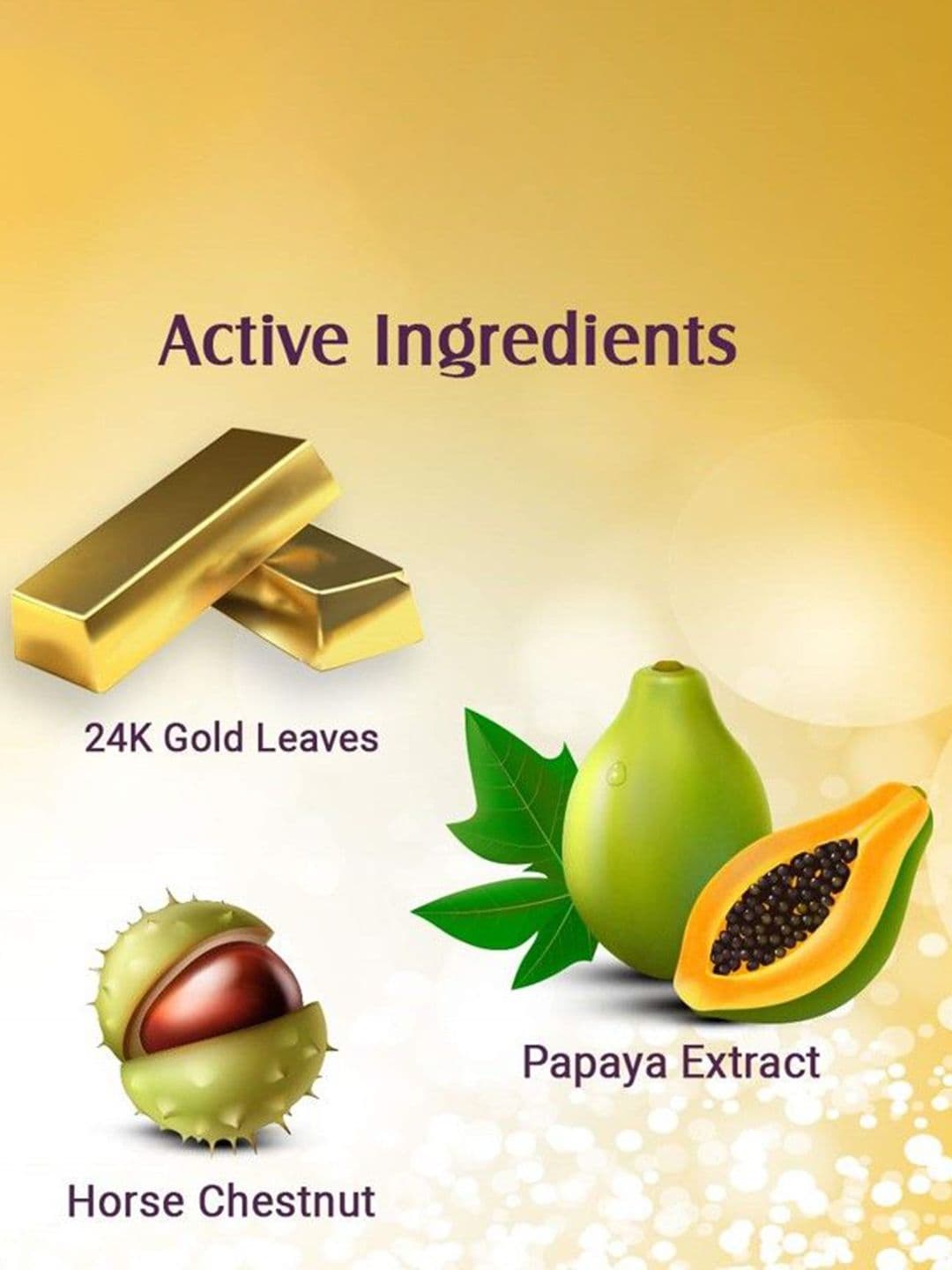 Lotus Herbals Radiant Gold Cellular Glow 5-in-1 Facial Kit- 170g