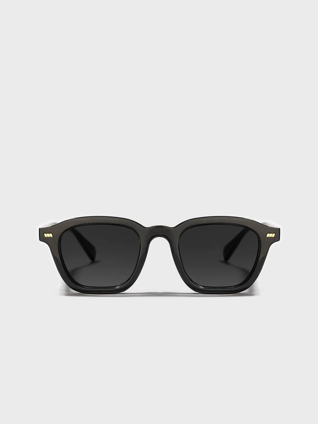 SAM & MARSHALL Unisex Square Sunglasses with UV Protected Lens DARIO_BLACK_2704