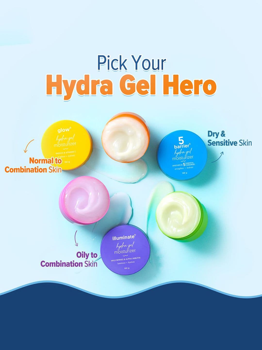 Aqualogica Glow+ Hydra Gel Moisturizer - 100 g