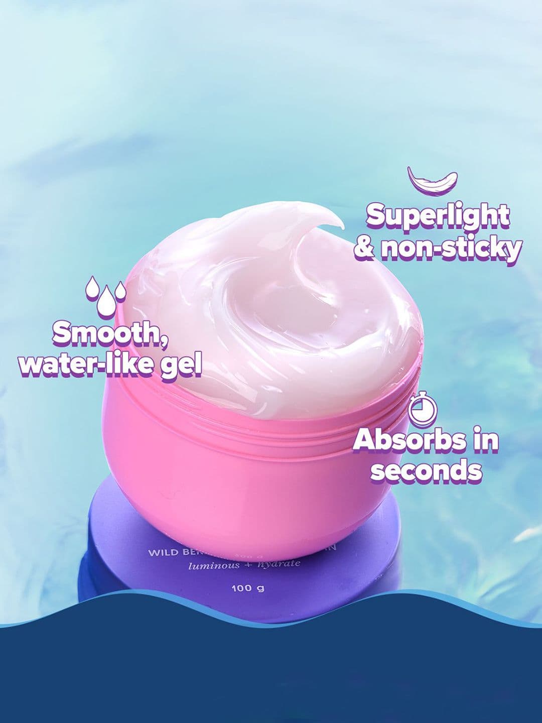 Aqualogica IIIuminate+ Hydra Gel Moisturizer - 100g