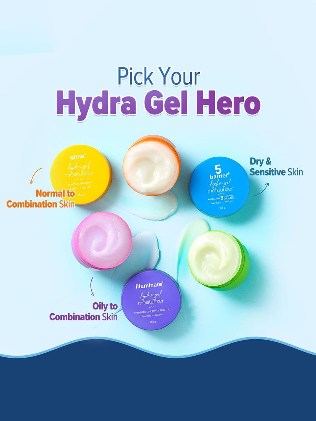 Aqualogica IIIuminate+ Hydra Gel Moisturizer - 100g
