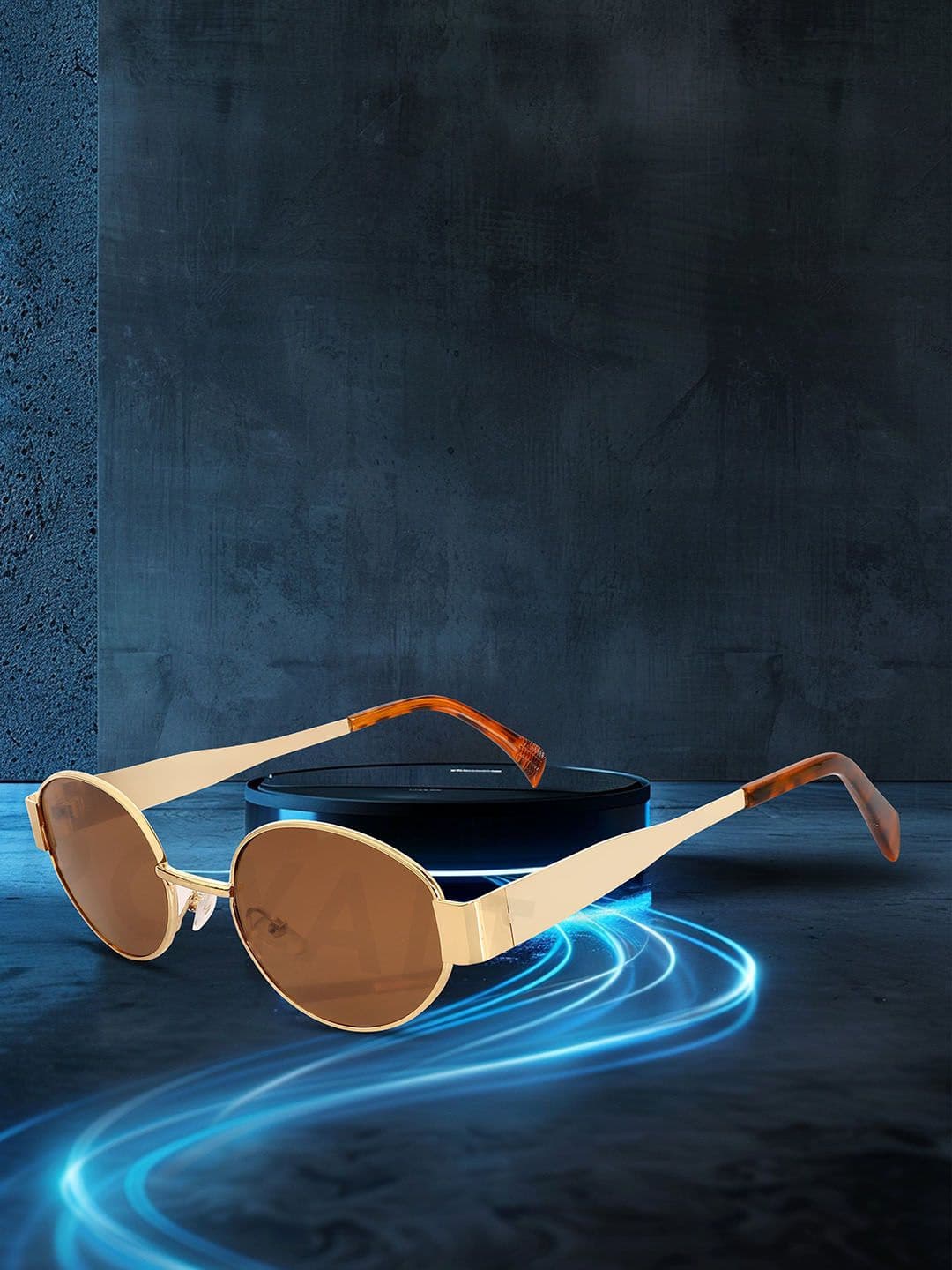 ROYALTAIL Unisex Oval Sunglasses with UV Protected Lens