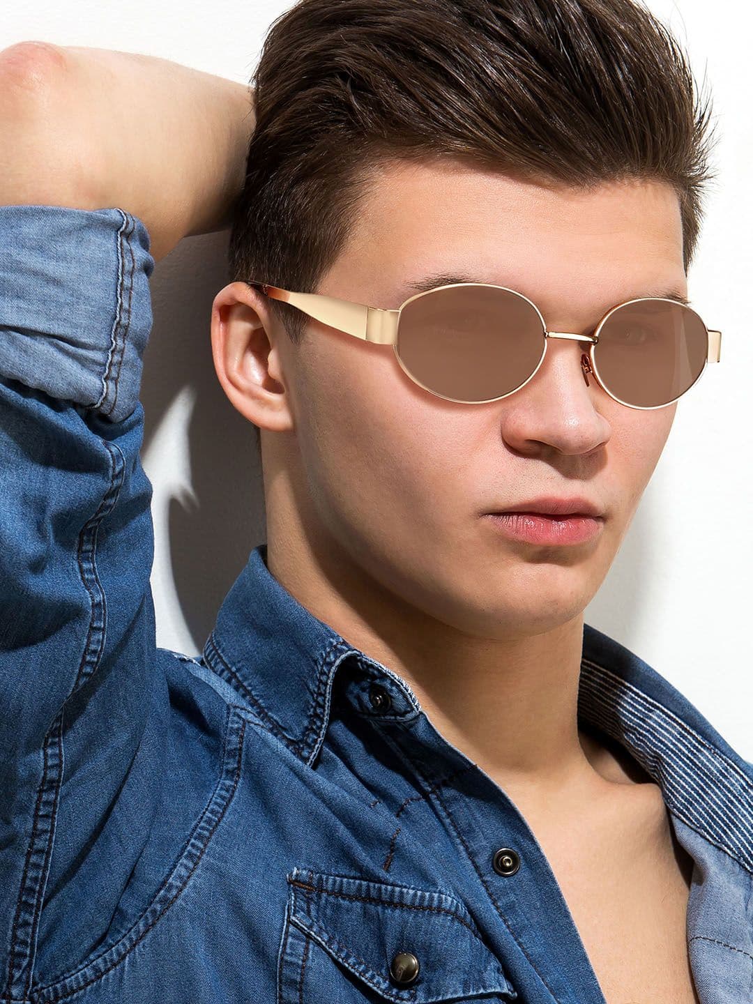 ROYALTAIL Unisex Oval Sunglasses with UV Protected Lens