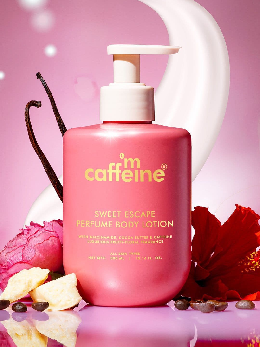 MCaffeine Sweet Escape Perfume Body Lotion- 300 ml