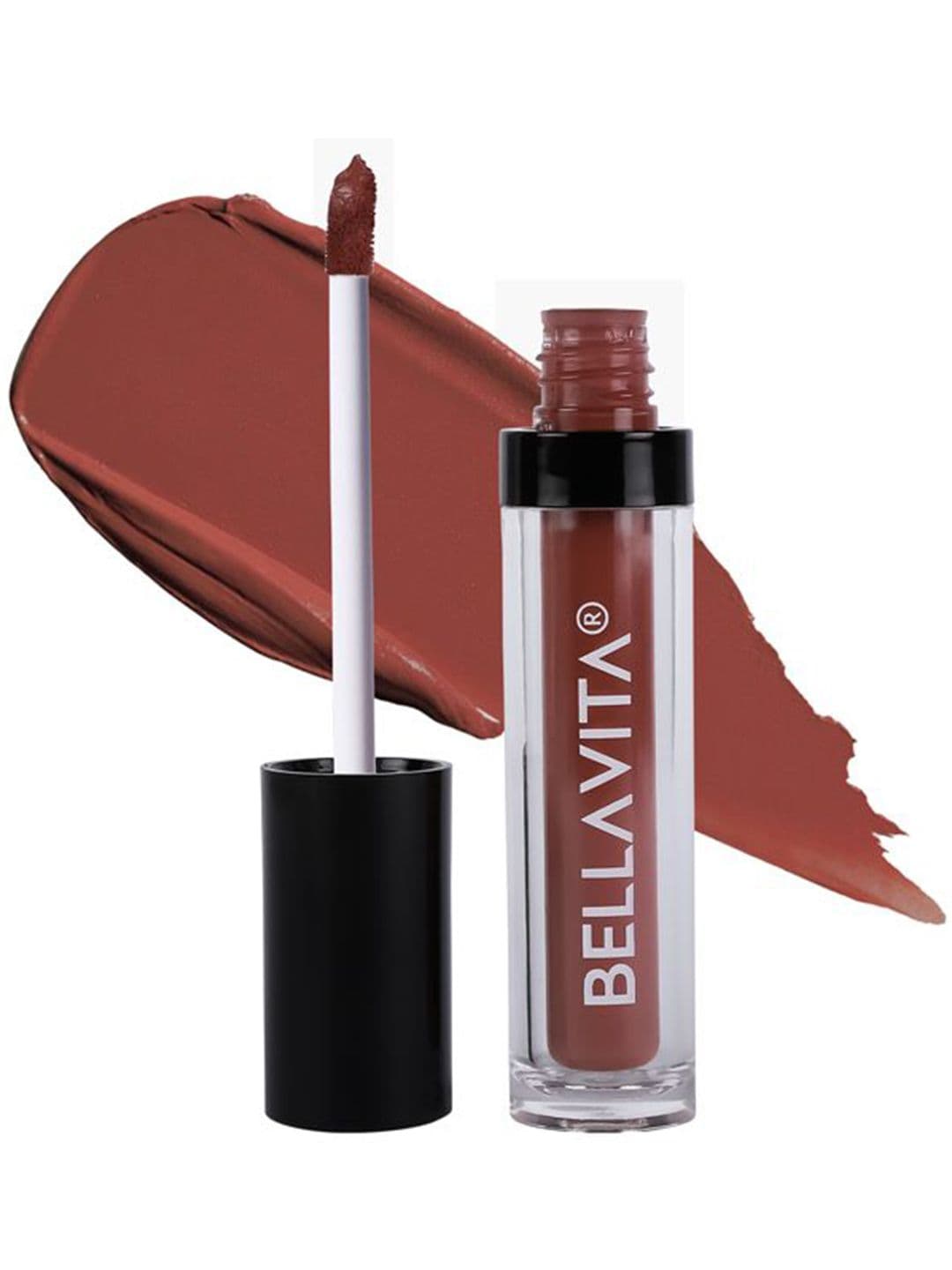 Bella Vita Organic Kiss-Proof Ultra Matte Finish Liquid Lipstick-4.5ml- Just Nude-5