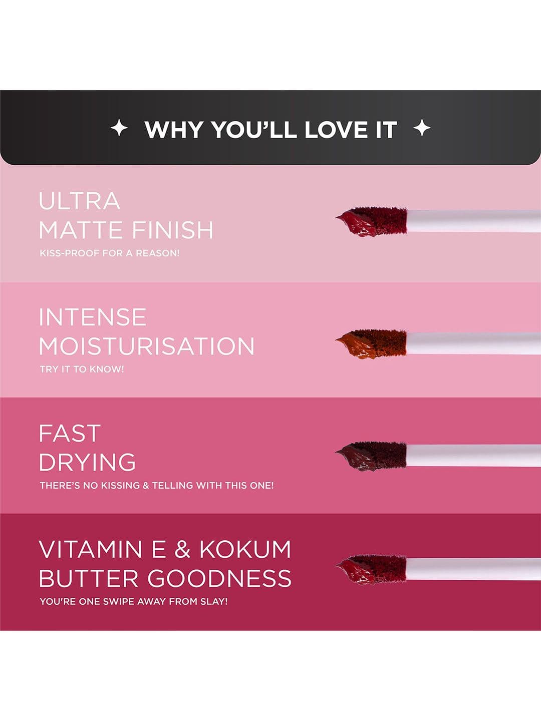 Bella Vita Organic Kiss-Proof Ultra Matte 18hr Stay Liquid Lipstick 4.5ml - Scarlet Red 10