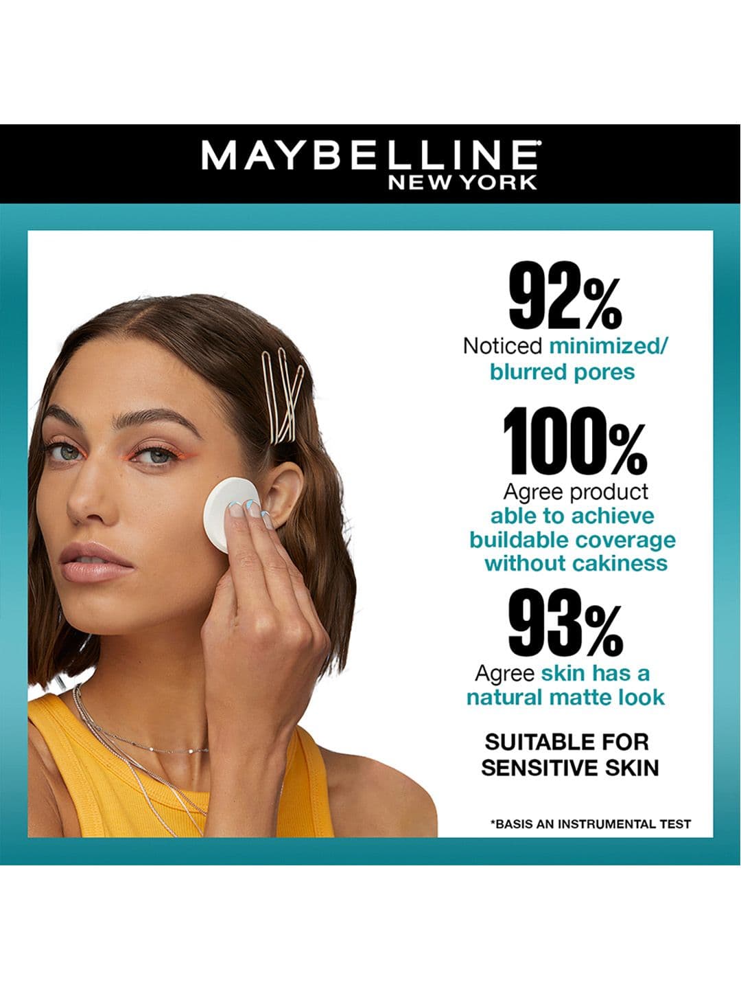 Maybelline New York Fit Me Matte + Poreless SPF 32 Compact Powder 6g - Natural Beige 220