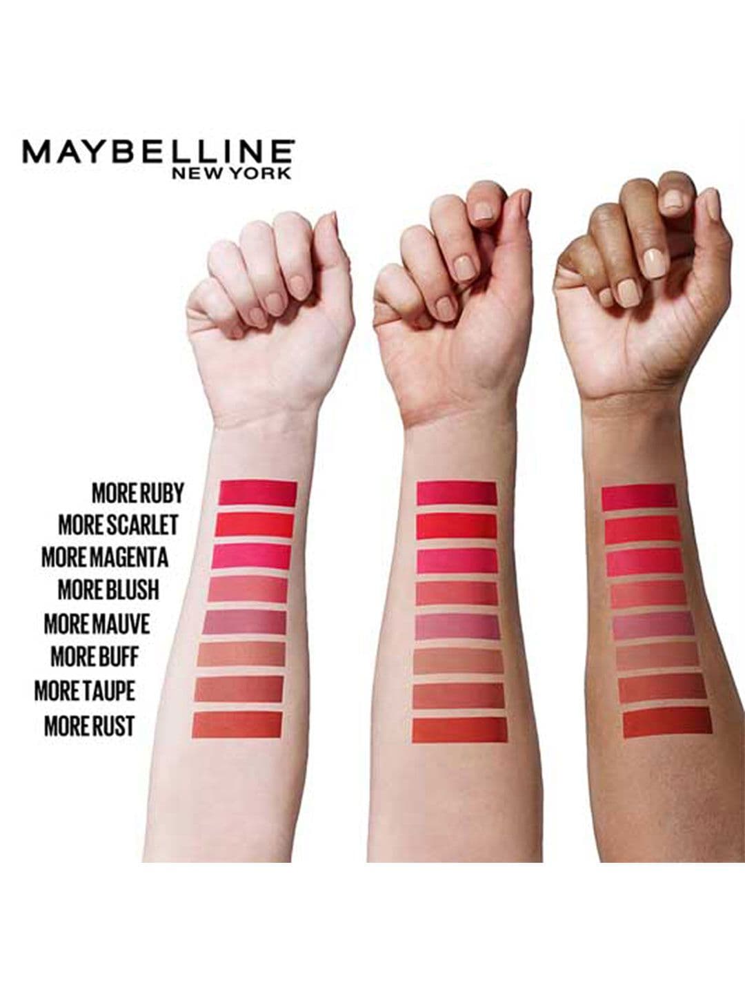 Maybelline New York Color Sensational Ultimattes Lipstick - 799 More Taupe - 1.7g