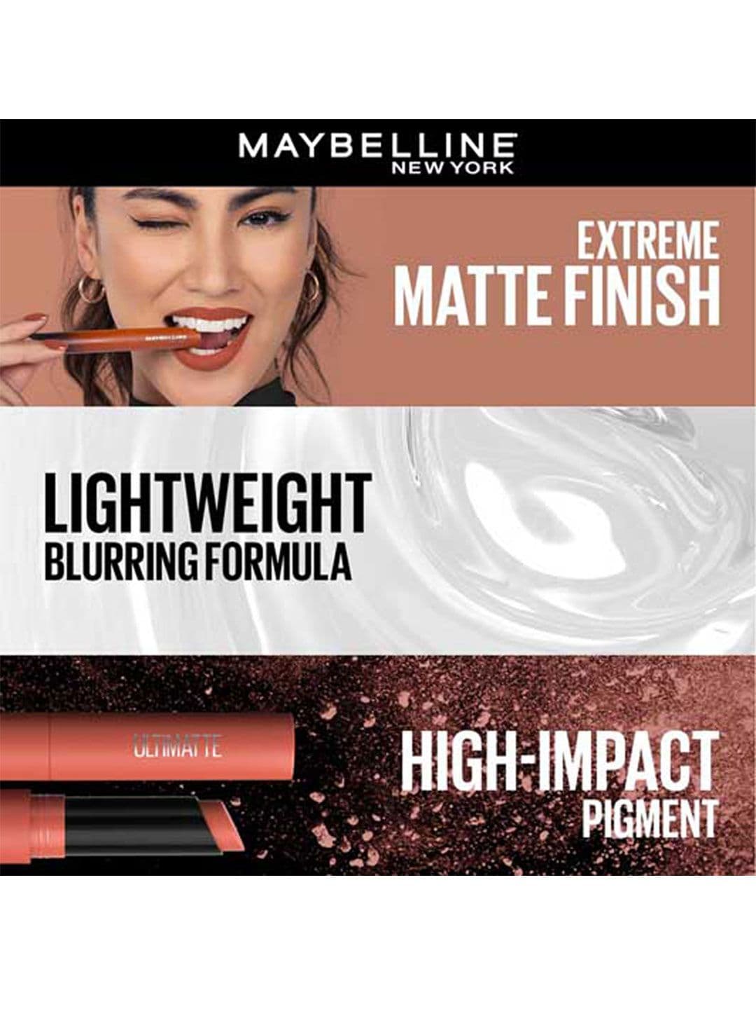 Maybelline New York Color Sensational Ultimattes Lipstick - 799 More Taupe - 1.7g