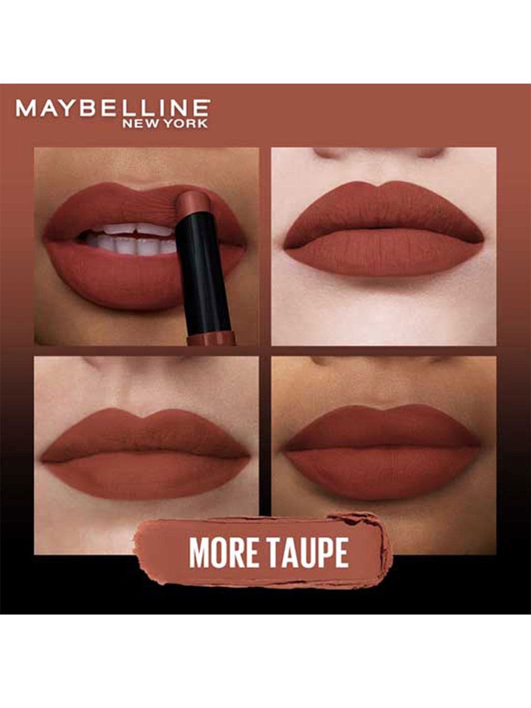 Maybelline New York Color Sensational Ultimattes Lipstick - 799 More Taupe - 1.7g