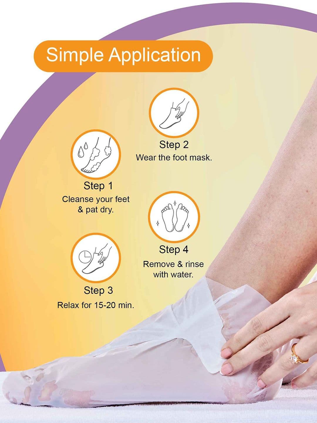 DR.RASHEL Vitamin C Foot Mask-20g