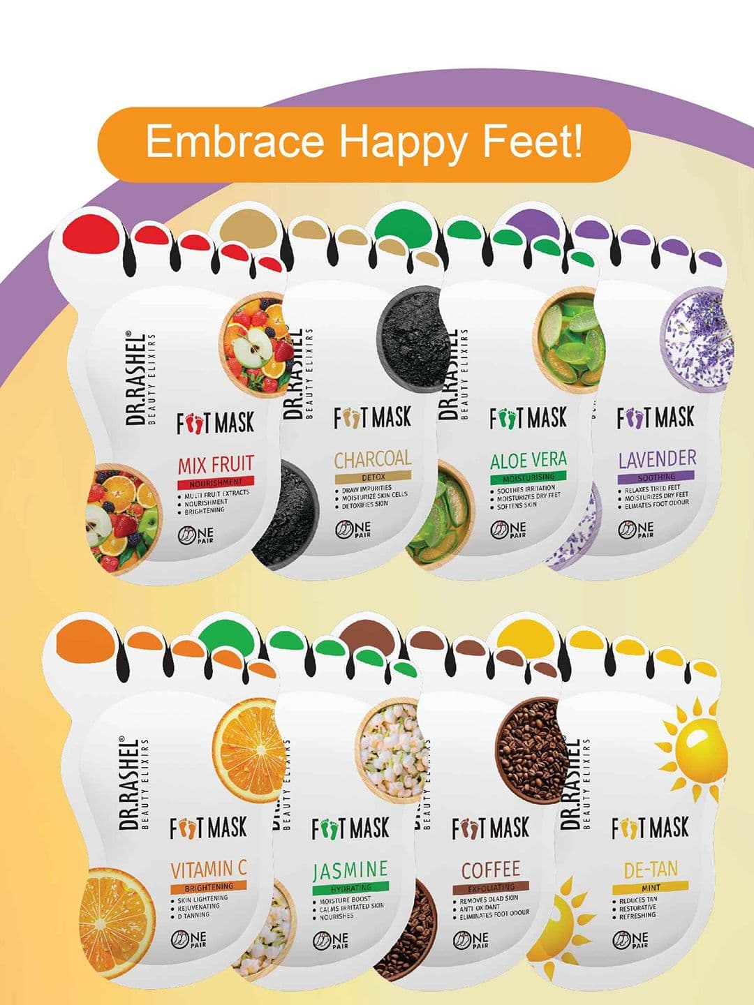 DR.RASHEL Vitamin C Foot Mask-20g