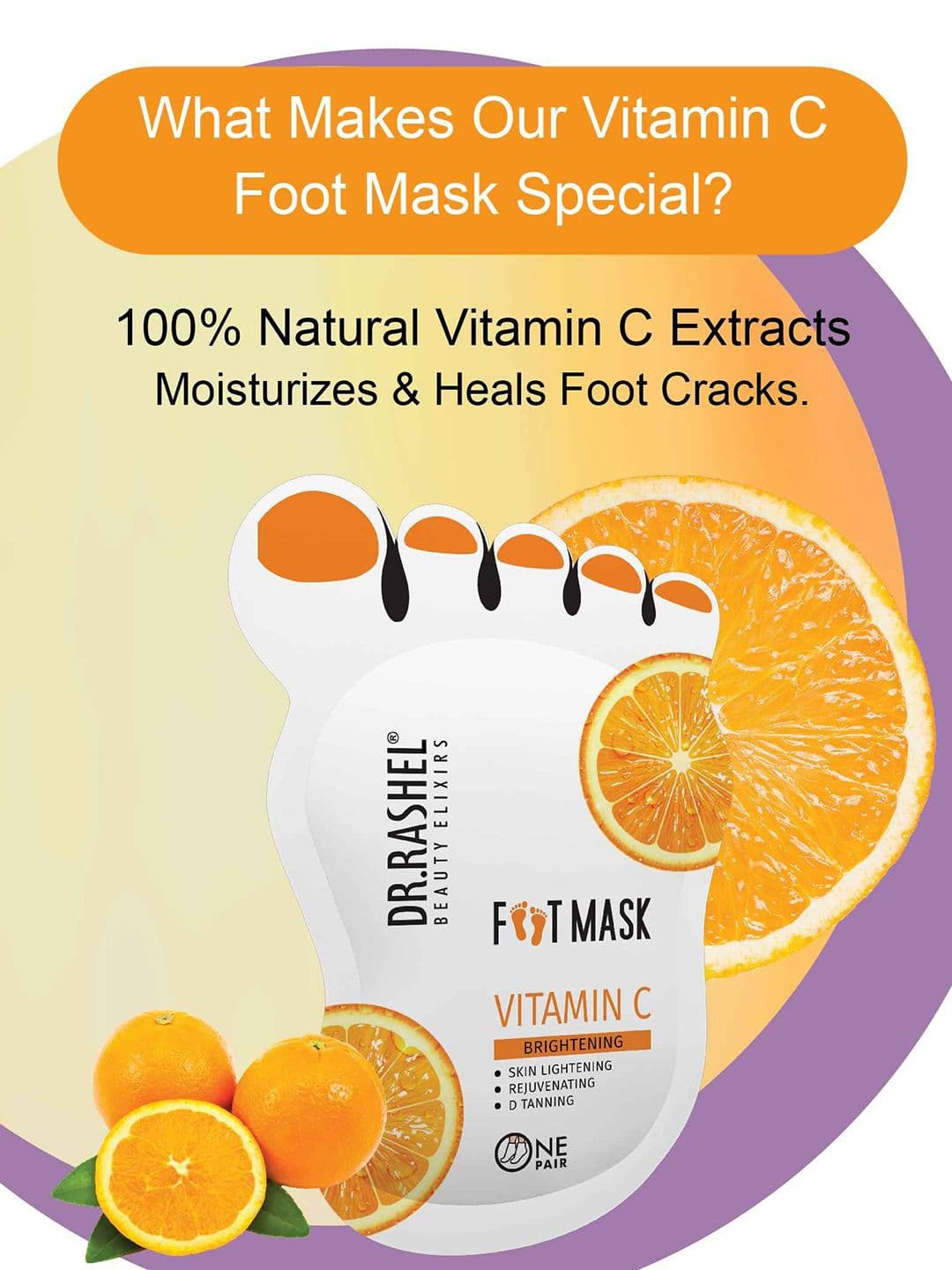 DR.RASHEL Vitamin C Foot Mask-20g