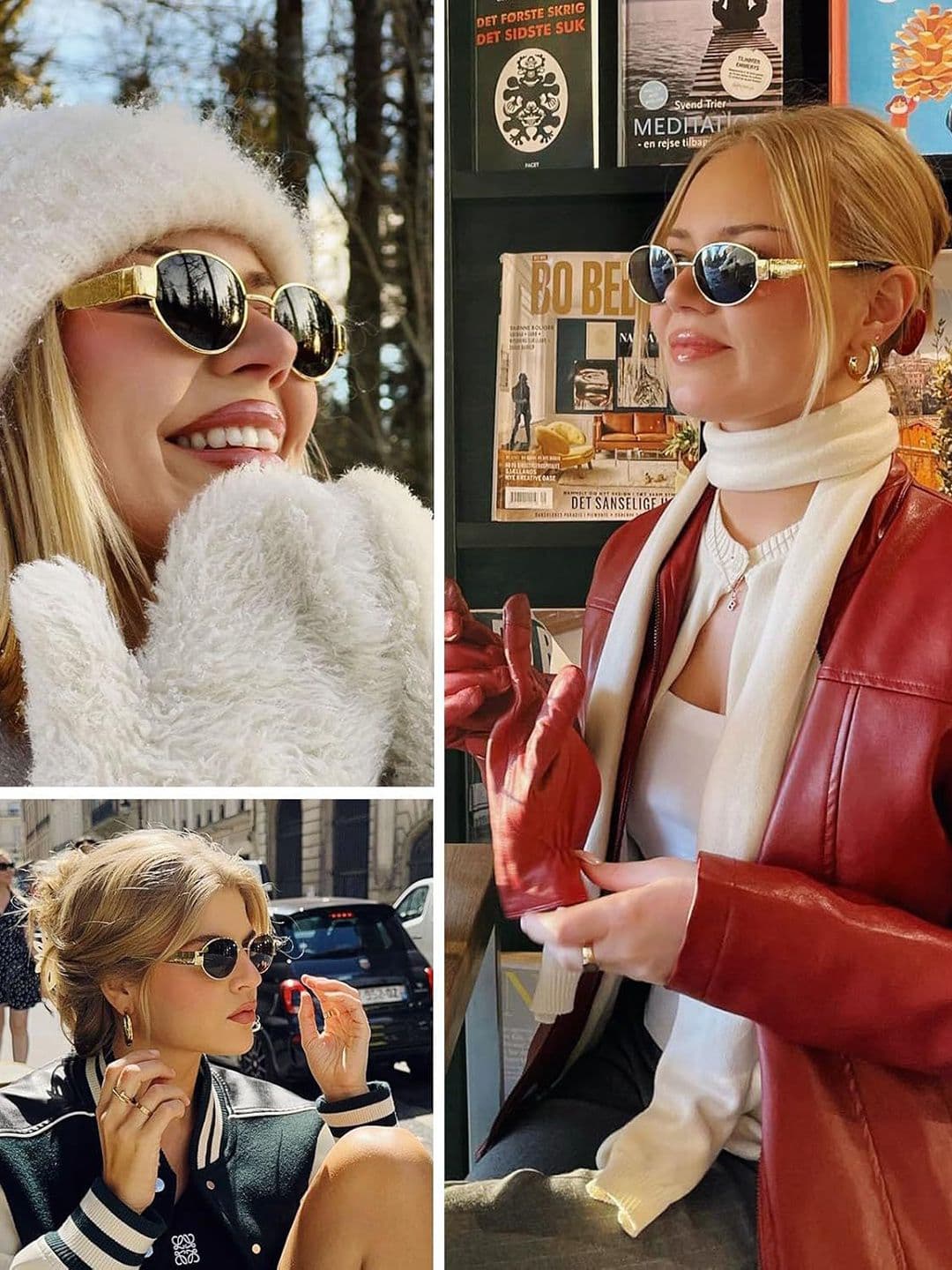 DressBerry Women Oval Sunglasses with UV Protected Lens