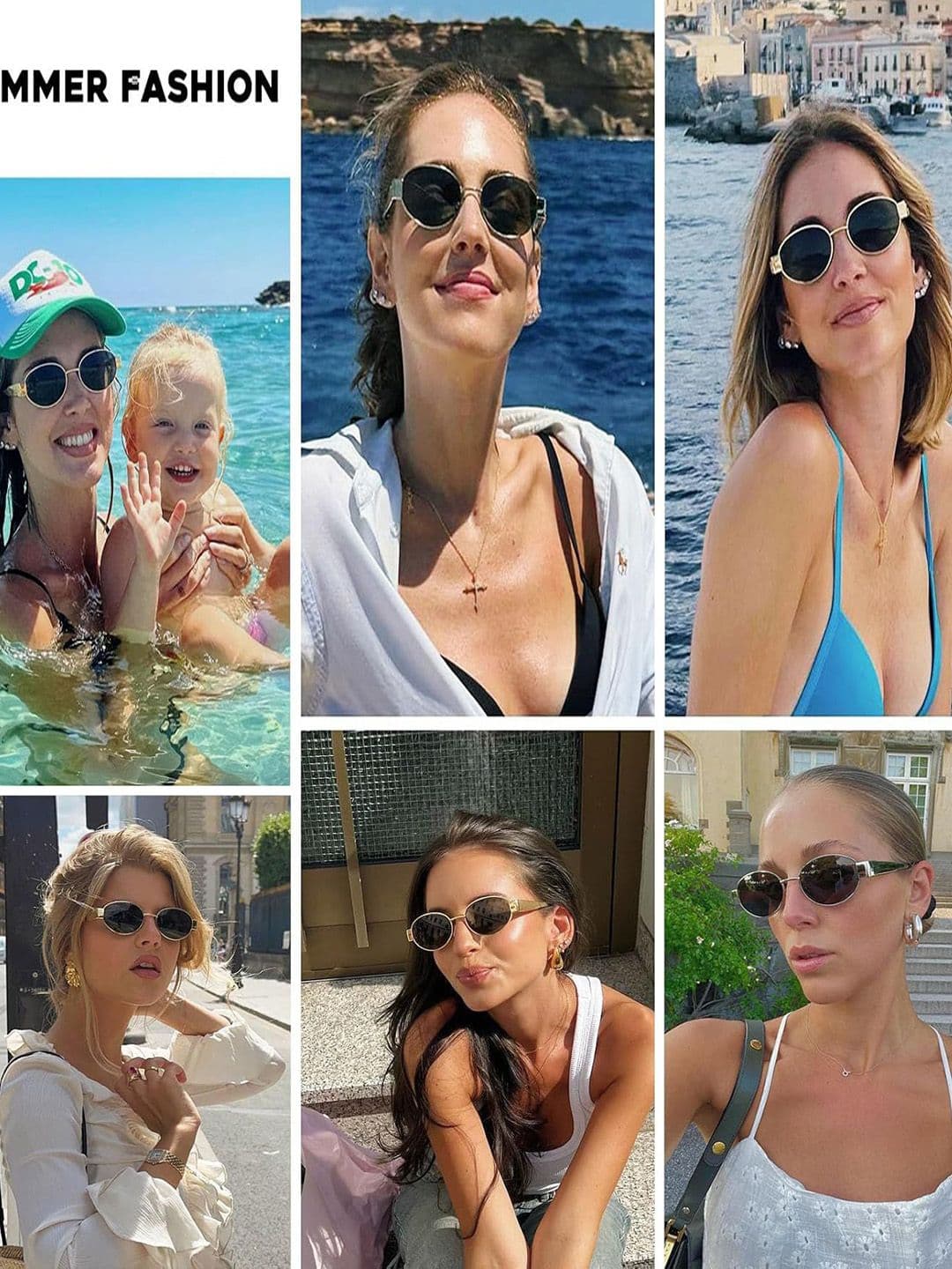 DressBerry X fwd Women Oval Sunglasses with UV Protected Lens 5888