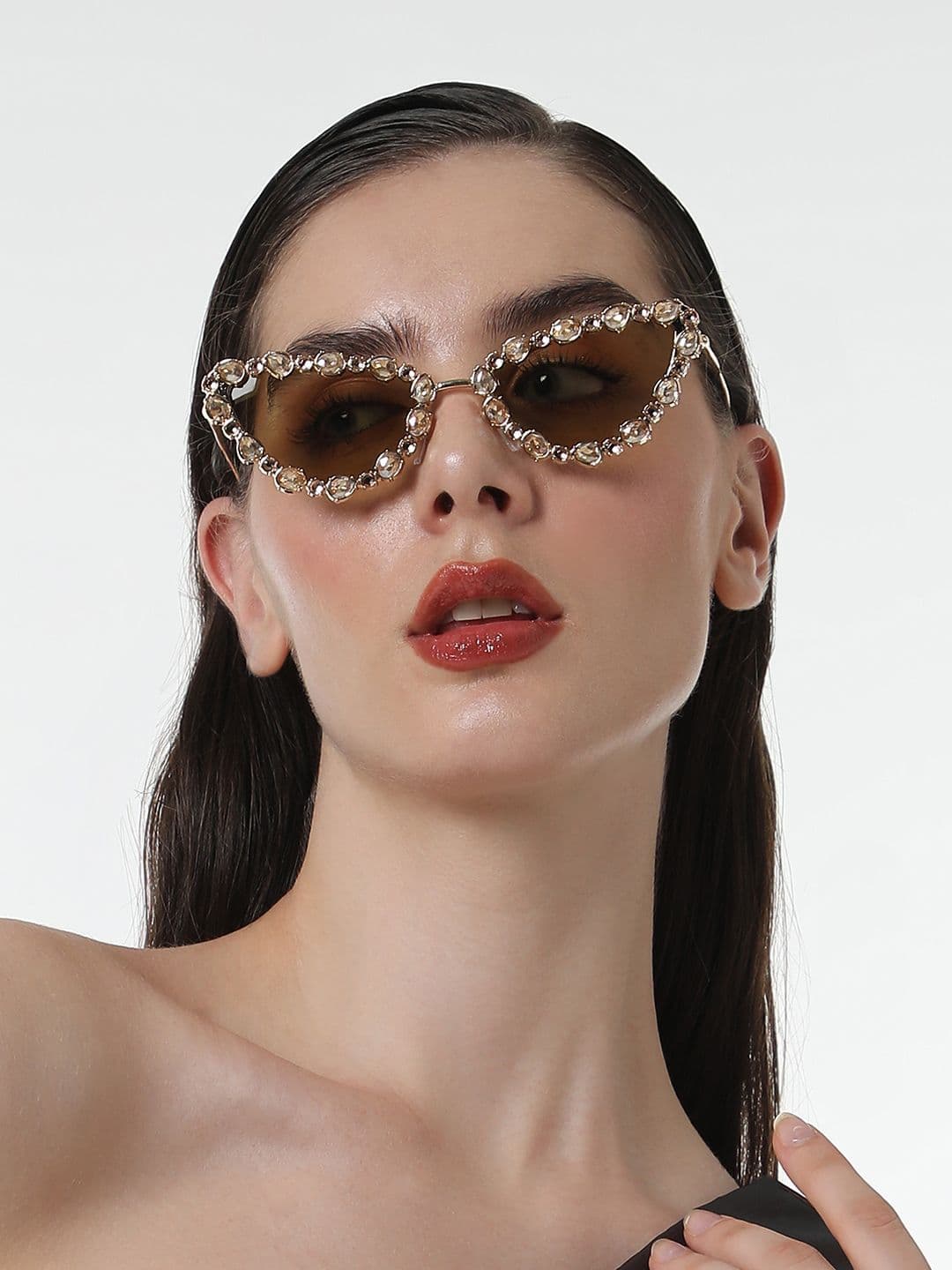 HAUTE SAUCE Women Cateye Sunglasses with Polarised Lens AW24_SOHISG9649