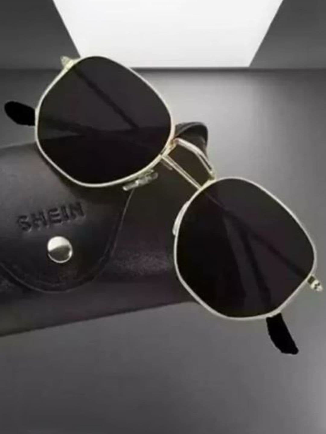 SPADEACES Unisex Rectangle Sunglasses with UV Protected Lens spadeaces pathan 01