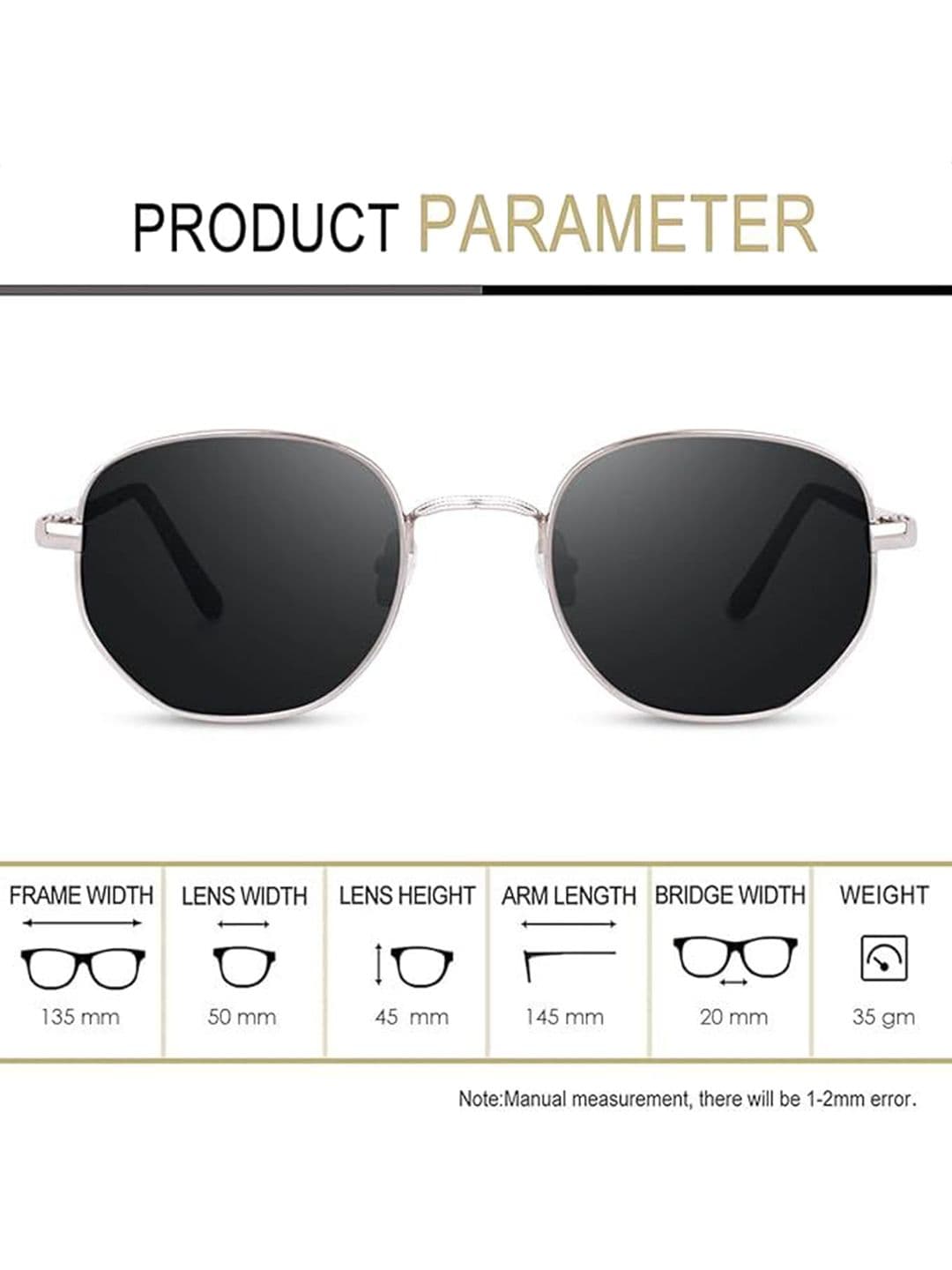 SPADEACES Unisex Rectangle Sunglasses with UV Protected Lens spadeaces pathan 01