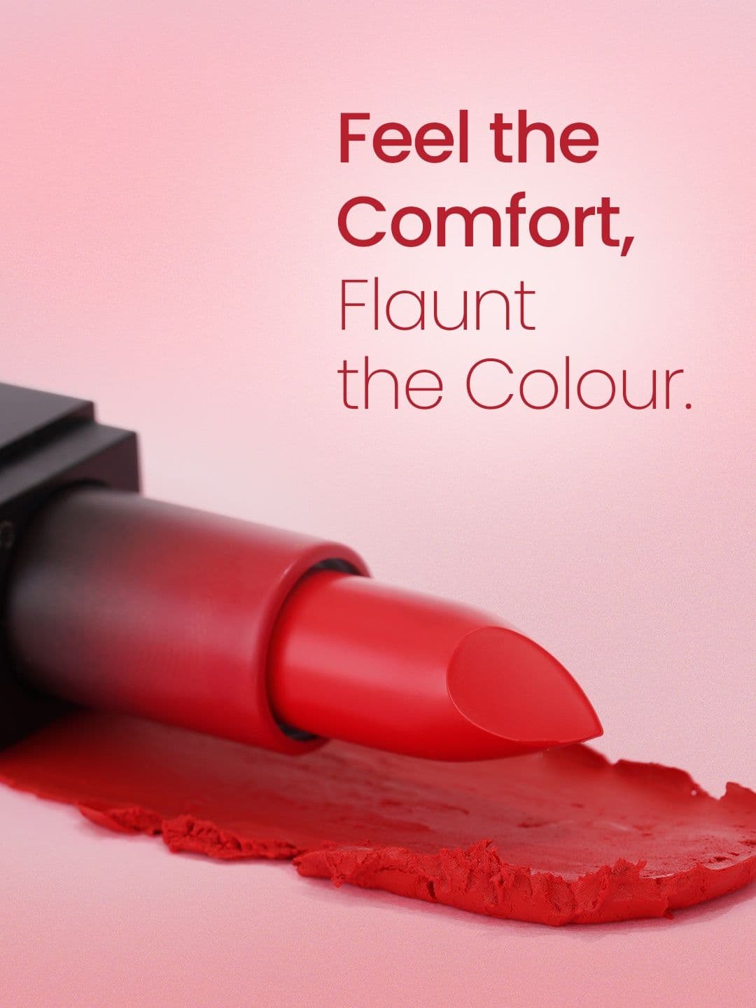 SWISS BEAUTY Long-Lasting High Colour Pay Off HD Matte Lipstick - Bare Blush