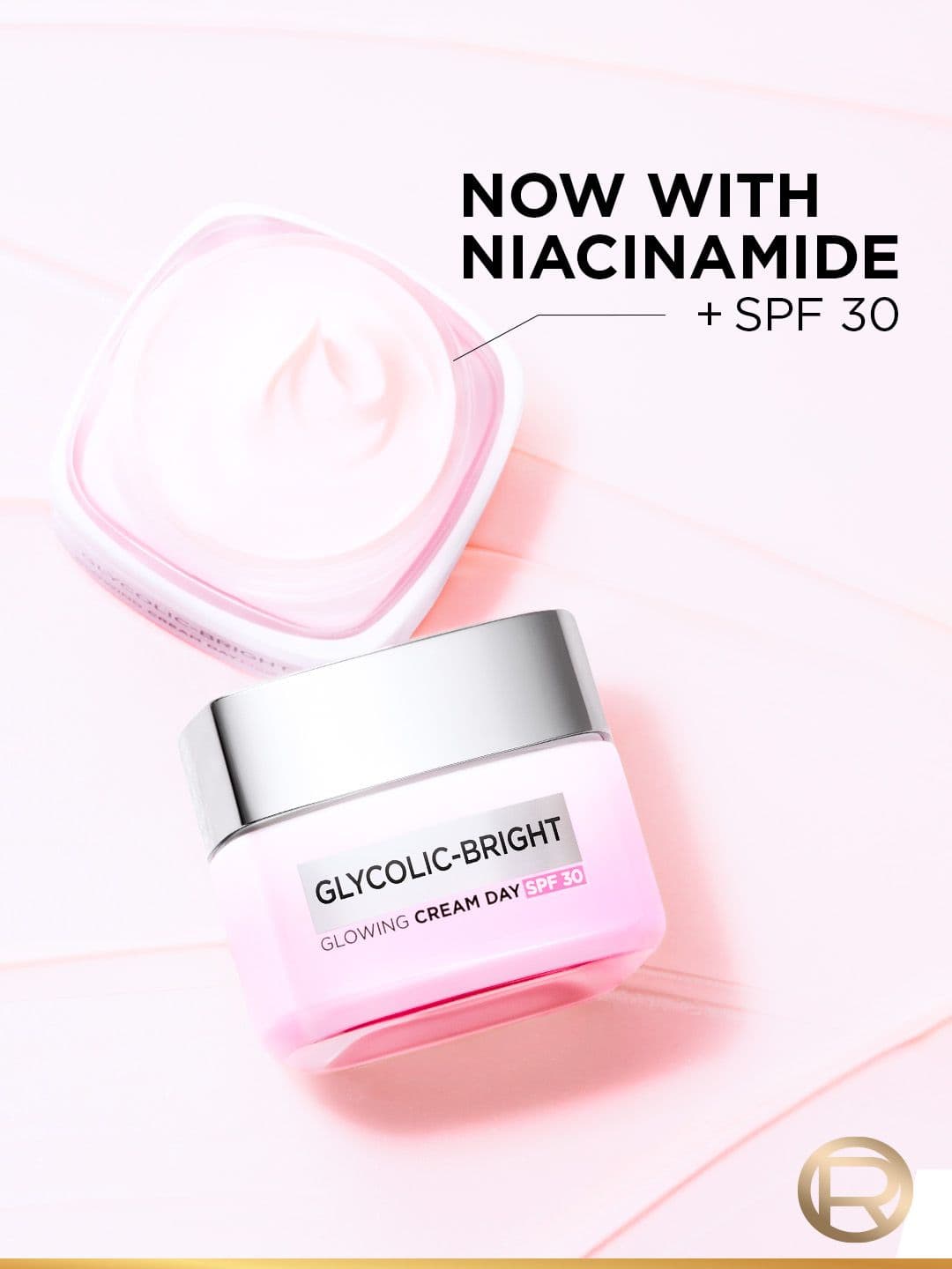 LOreal Paris Glycolic Bright Day Cream SPF 30 Brightens Skin & Reduces Dark Spots - 15ml