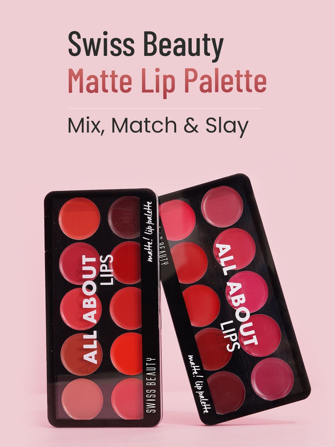 SWISS BEAUTY All About Lips Matte Lip Palette - 02