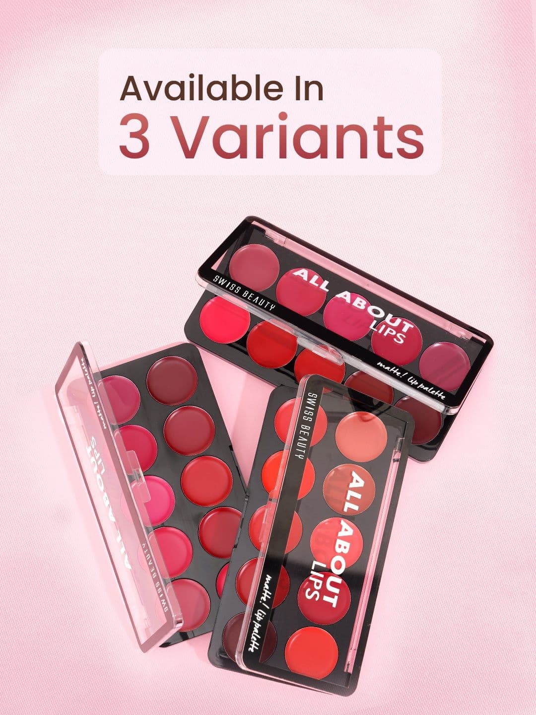 SWISS BEAUTY All About Lips Matte Lip Palette - 02