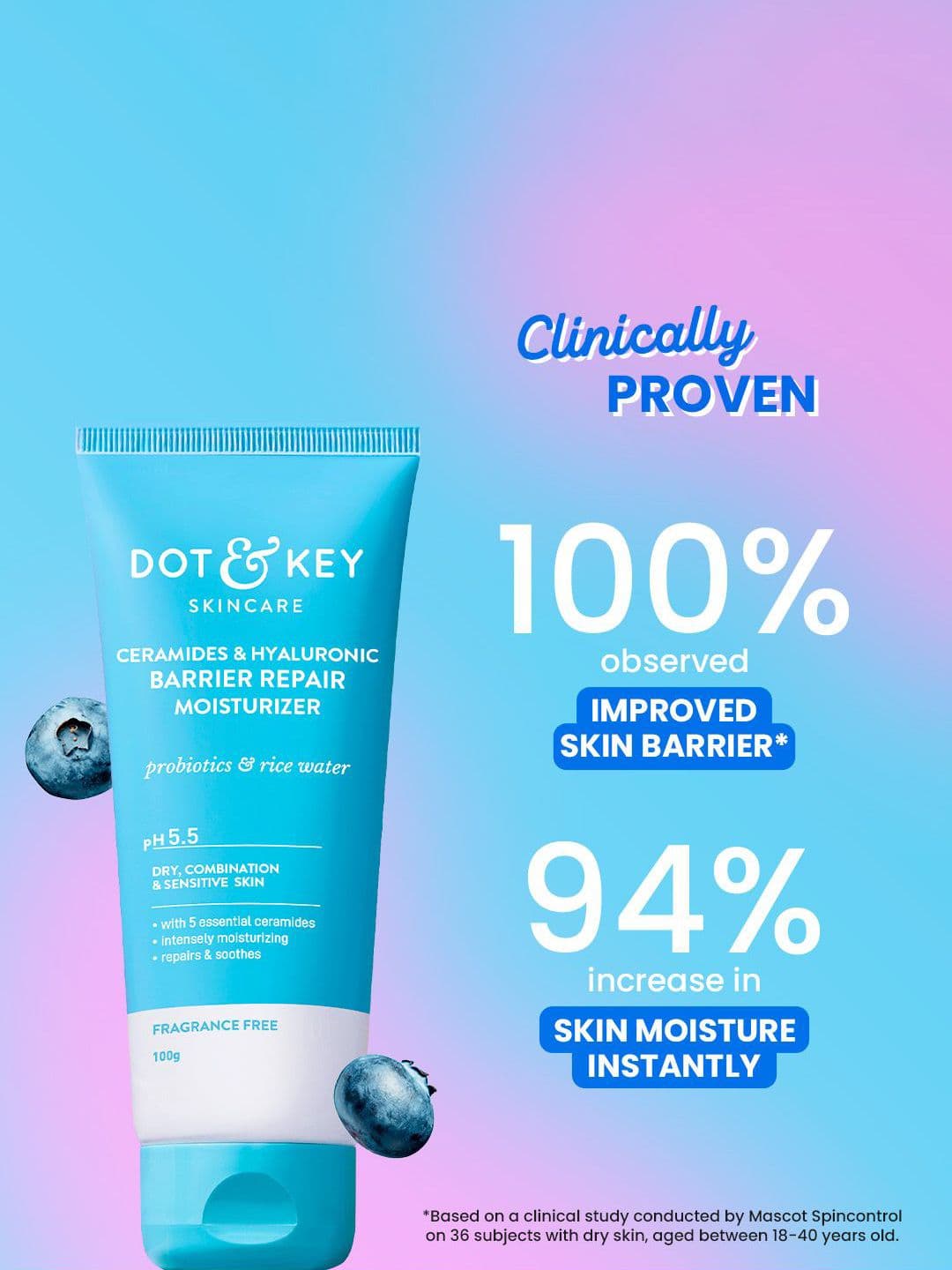 DOT & KEY Ceramides & Hyaluronic Barrier Repair Moisturizer - 50 g