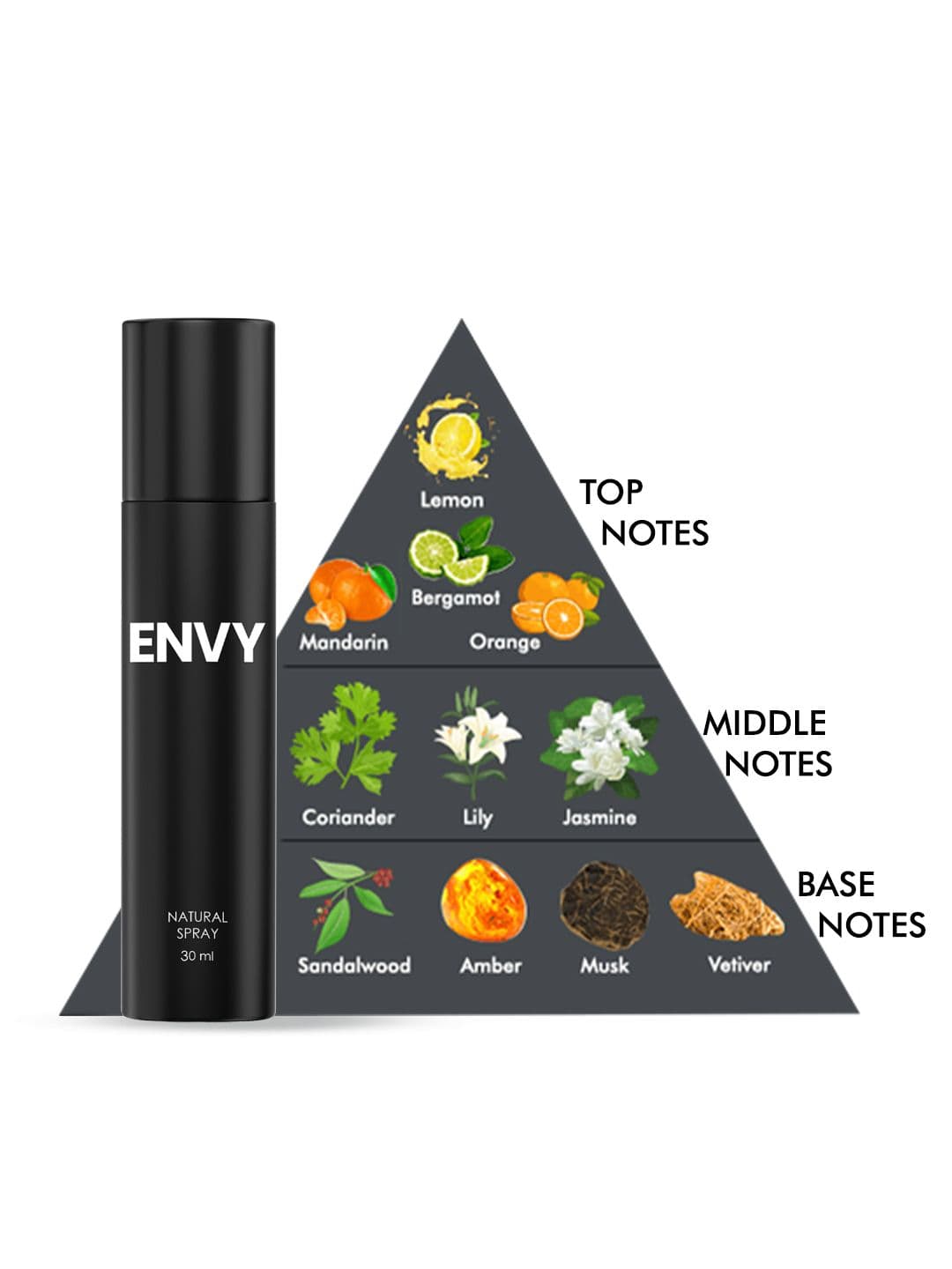Envy Men Natural Spray Eau De Parfum 30 ml