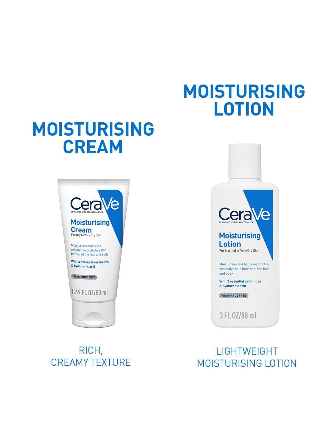 CeraVe Moisturizing Barrier Repair Cream with Ceramides & Hyaluronic Acid - 50ml
