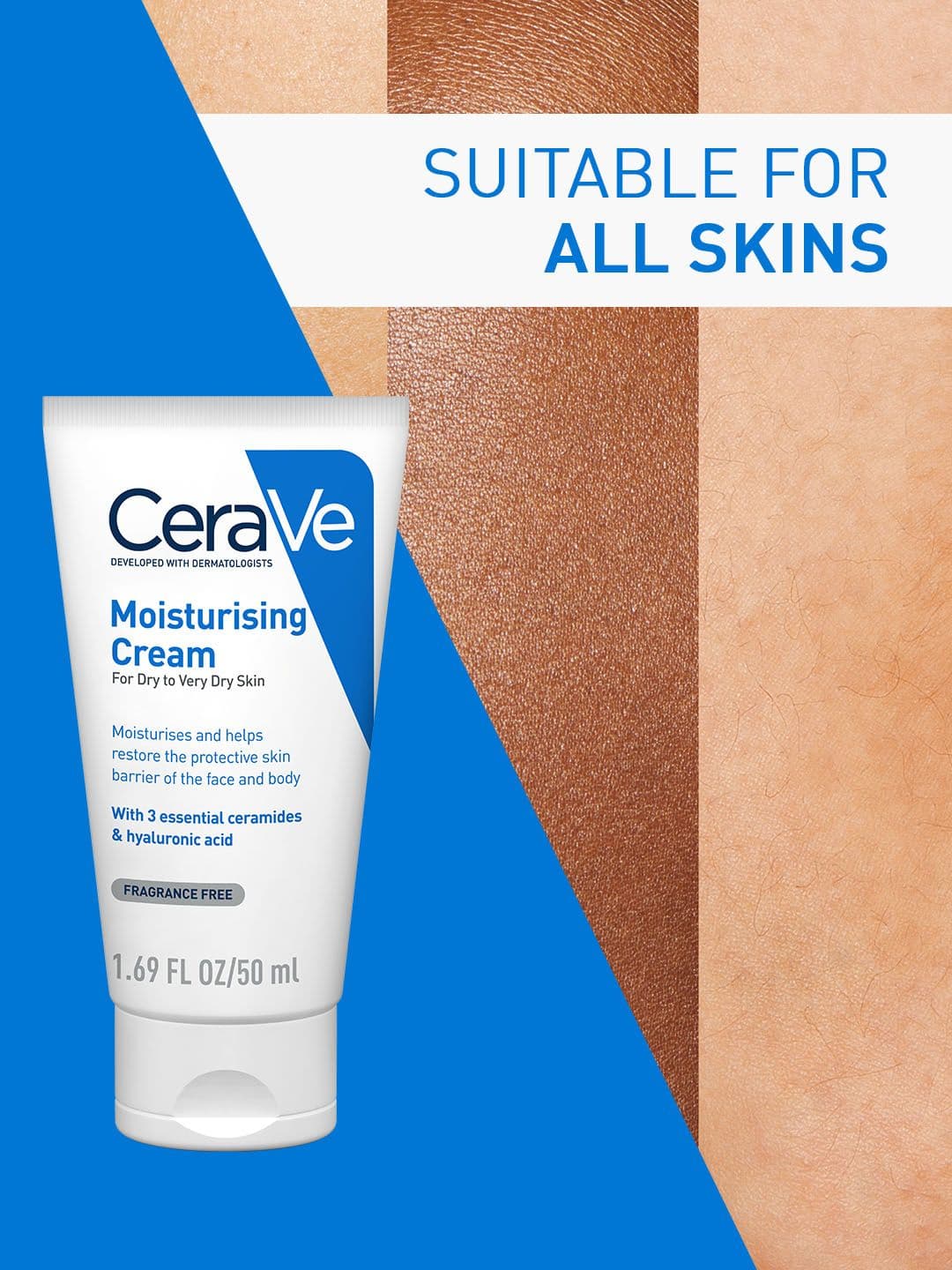 CeraVe Moisturizing Barrier Repair Cream with Ceramides & Hyaluronic Acid - 50ml
