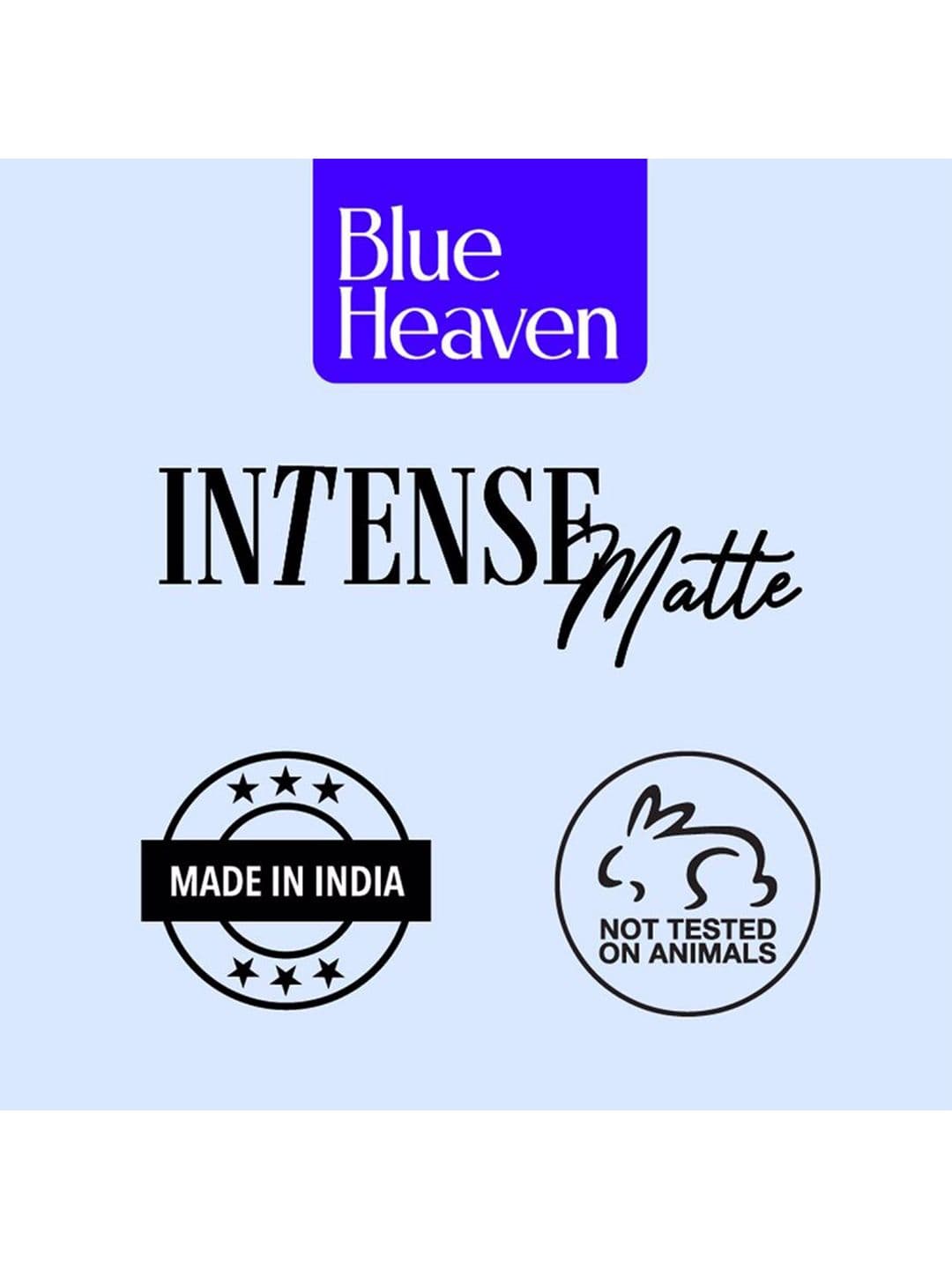Blue Heaven Set of 3 Intense Matte Moisturising Lipstick 4 g each - Chocolate Swirl