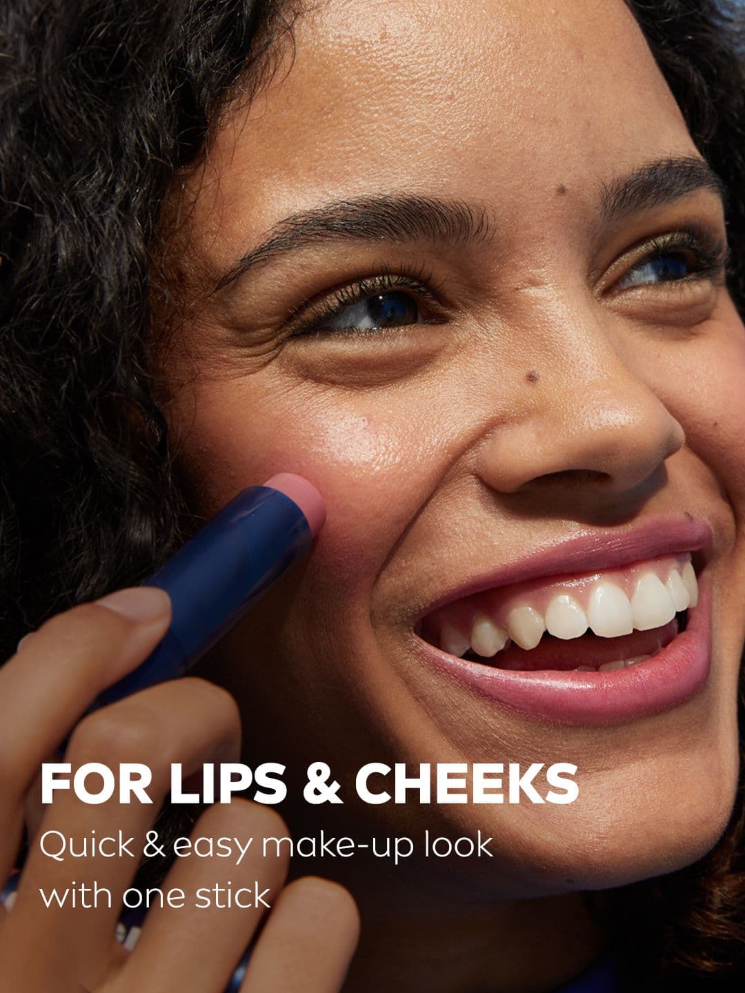 Nivea Caring Beauty SPF 30 Lip & Cheek Tint Balm with Shea Butter & Almond Oil - Rose