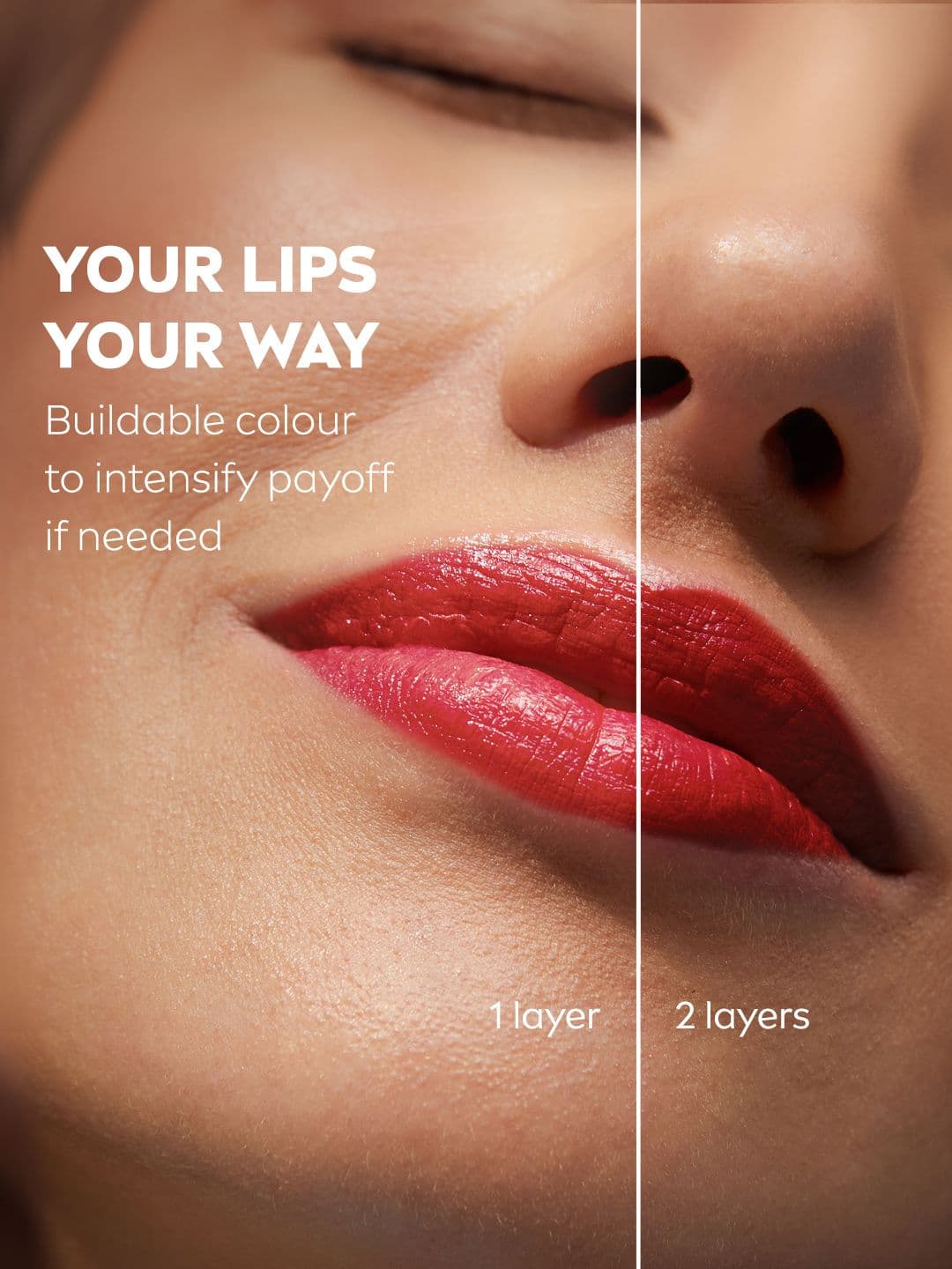 Nivea Caring Beauty SPF 30 Lip & Cheek Tint Balm with Shea Butter & Almond Oil - Red