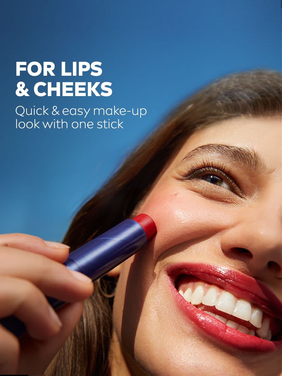 Nivea Caring Beauty SPF 30 Lip & Cheek Tint Balm with Shea Butter & Almond Oil - Red