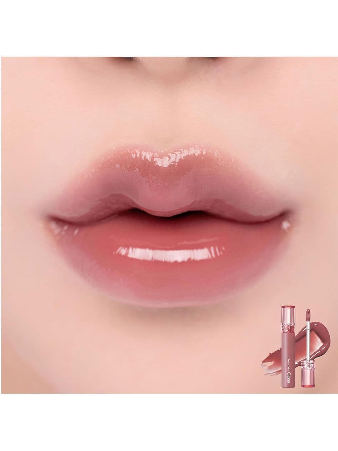 Rom&nd Glasting Color Lightweight Lip Gloss - Rose Finch 03